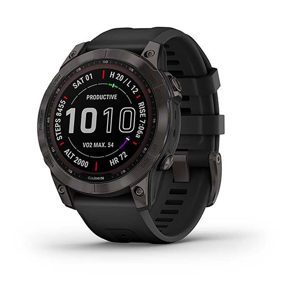 Garmin Fenix 7 Sapphire Solar 47mm, Slate Grey/Black (010-02540-21)