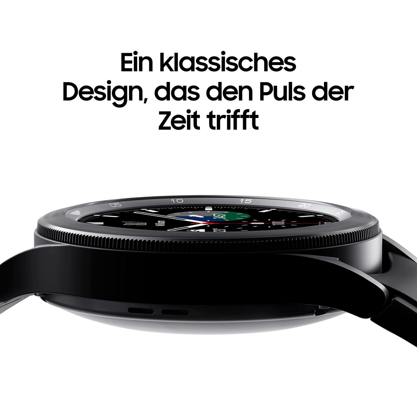 Samsung Galaxy Watch4 Classic – Wear OS, Drehbare Lünette, Schwarz