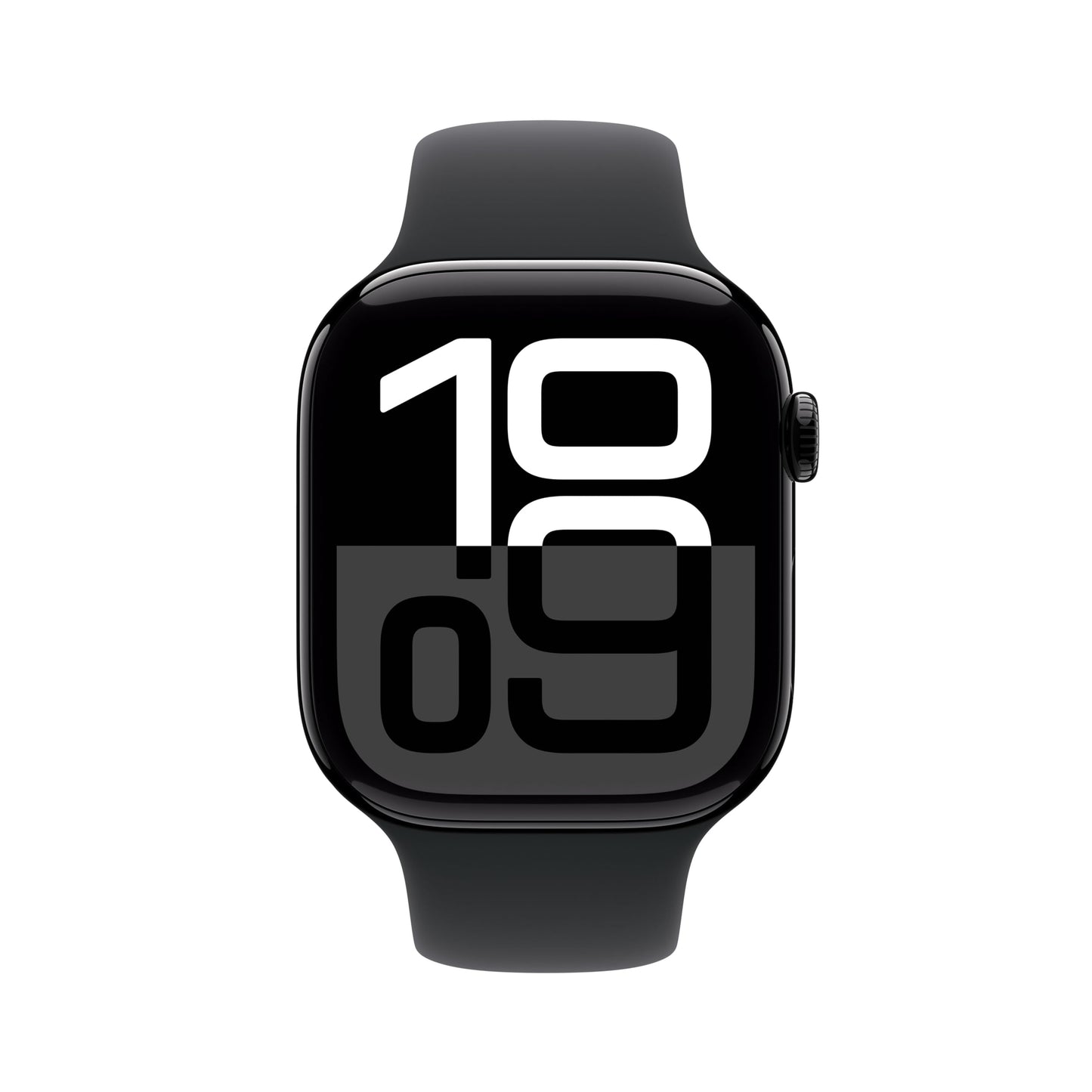 Apple Watch Series 10 – GPS + Cellular 46mm, Aluminium Schwarz, Sportarmband (Generalüberholt)