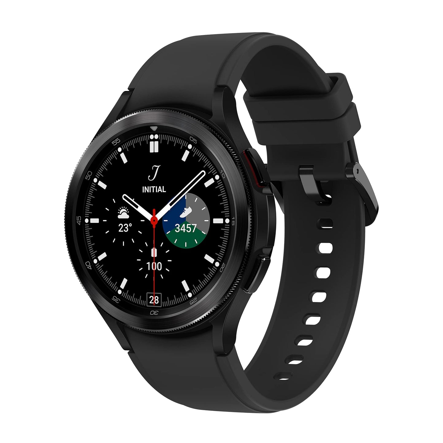 Samsung Galaxy Watch4 Classic – Wear OS, Drehbare Lünette, Schwarz