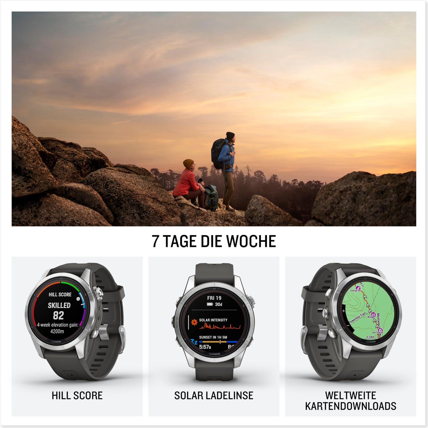 Apple Watch Ultra 2 GPS + Cellular 49mm – Titane Noir, Trail Loop