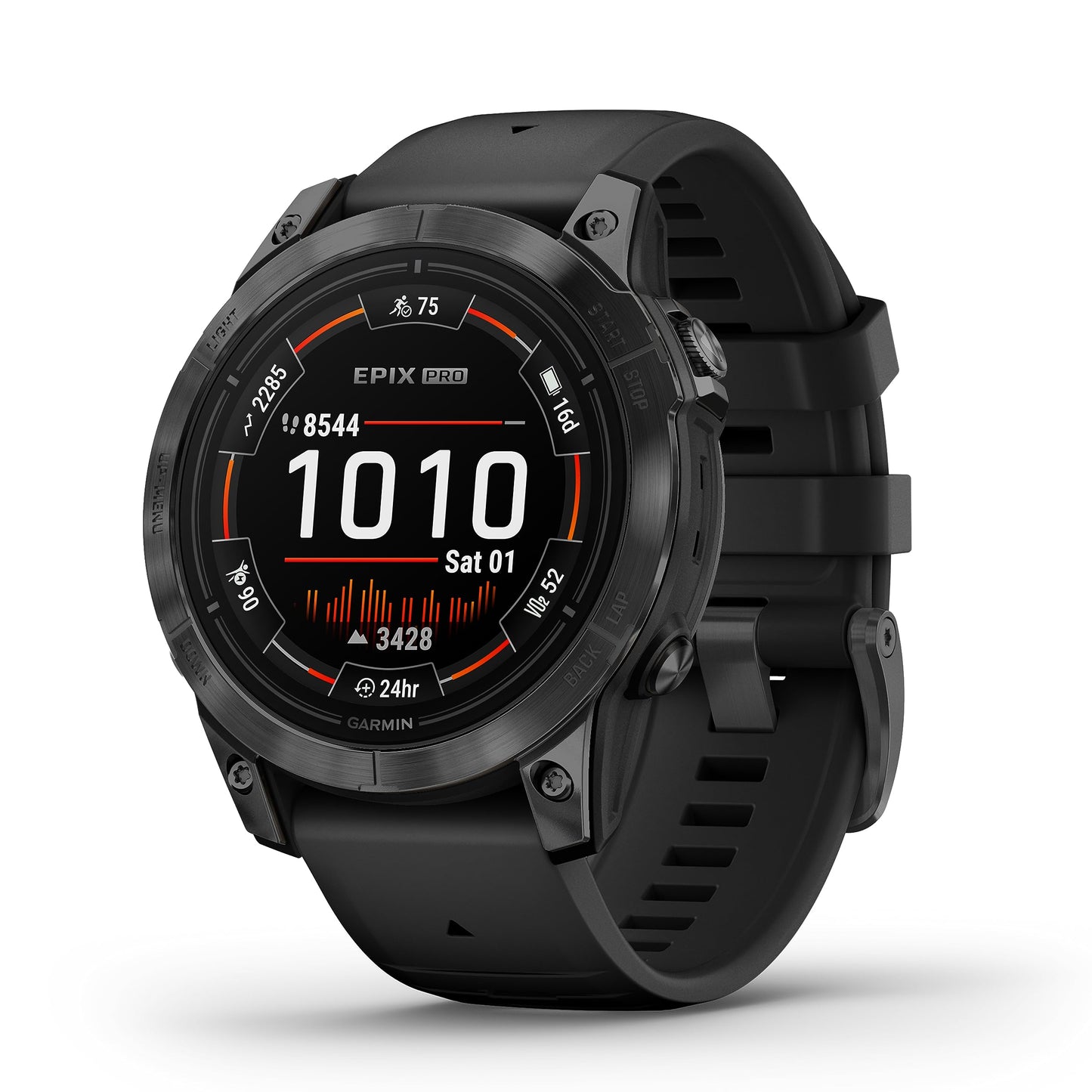 Garmin Epix Pro 47mm – GPS Multisport Smartwatch, AMOLED, Schwarz