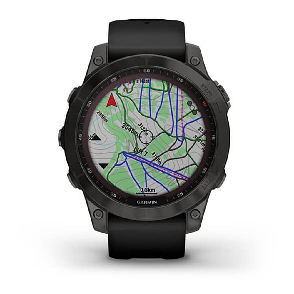 Garmin Fenix 7 Sapphire Solar 47mm, Slate Grey/Black (010-02540-21)