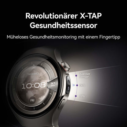 Huawei Watch 5 – Premium Smartwatch, Saphirglas, 5ATM Wasserdicht
