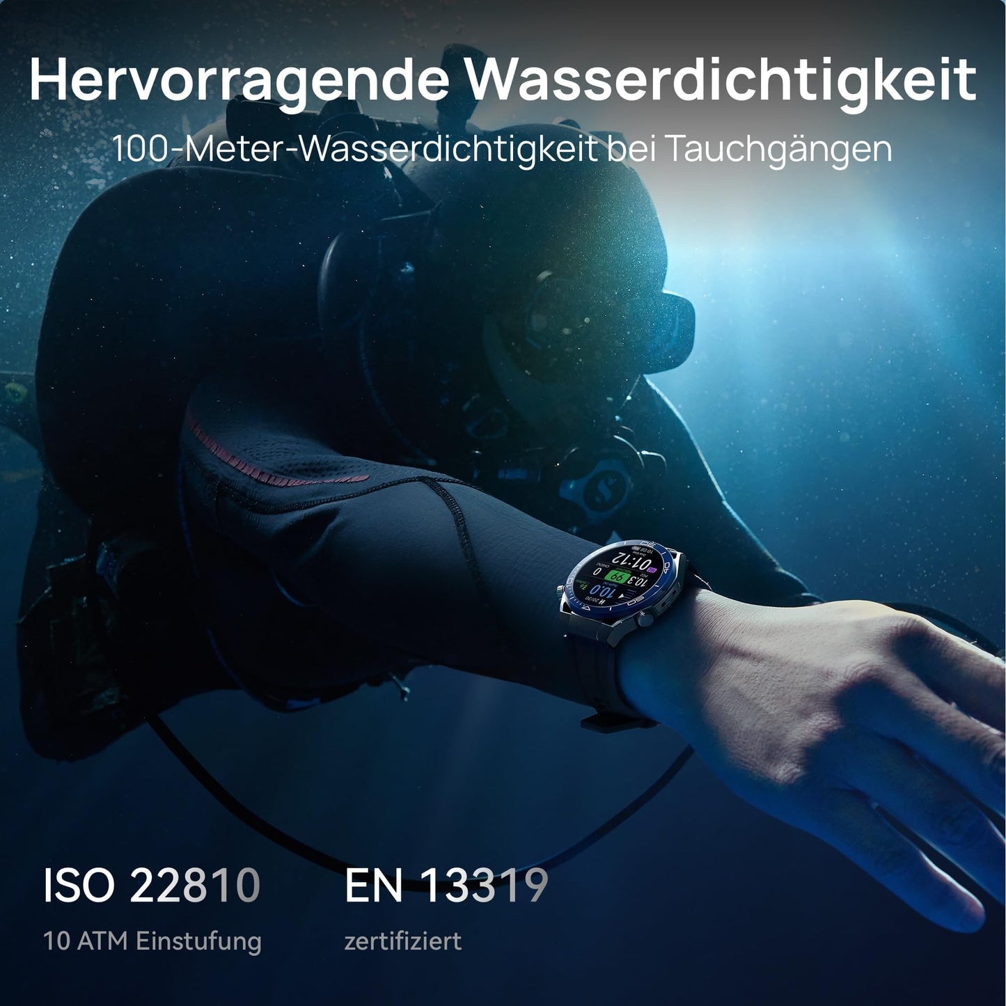 Huawei Watch Ultimate – Premium Smartwatch, Grün, 100m Wasserdicht