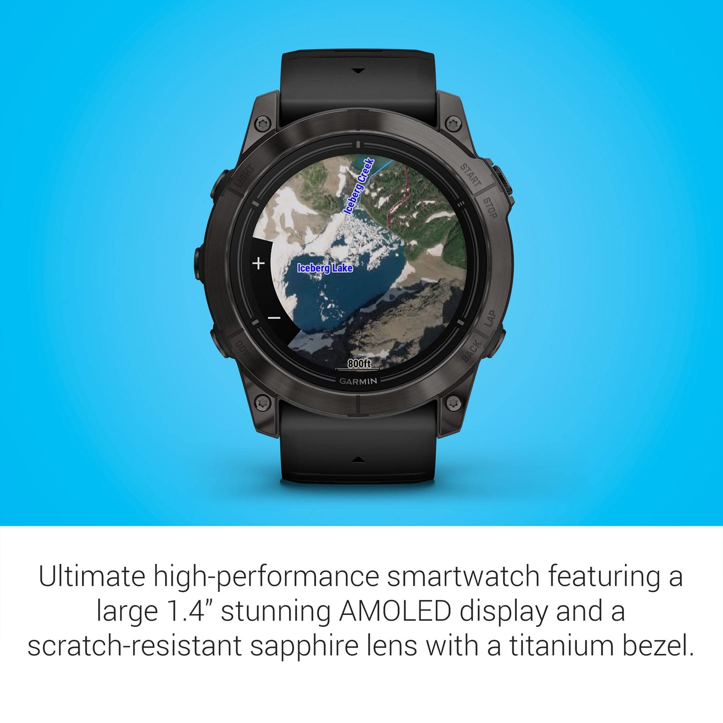 Garmin epix Pro Gen 2 Sapphire – 51mm Smartwatch Schwarz (Erneuert)