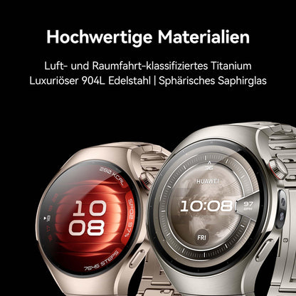 Huawei Watch 5 – Premium Smartwatch, Saphirglas, 5ATM Wasserdicht