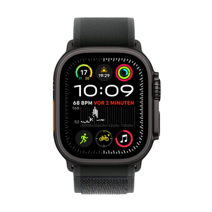 Apple Watch Ultra 2 – Smartwatch 49mm, Schwarz, Präzises GPS & Lange Akkulaufzeit