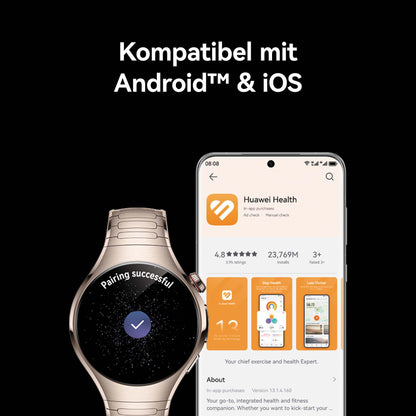 Huawei Watch 5 – Premium Smartwatch, Saphirglas, 5ATM Wasserdicht
