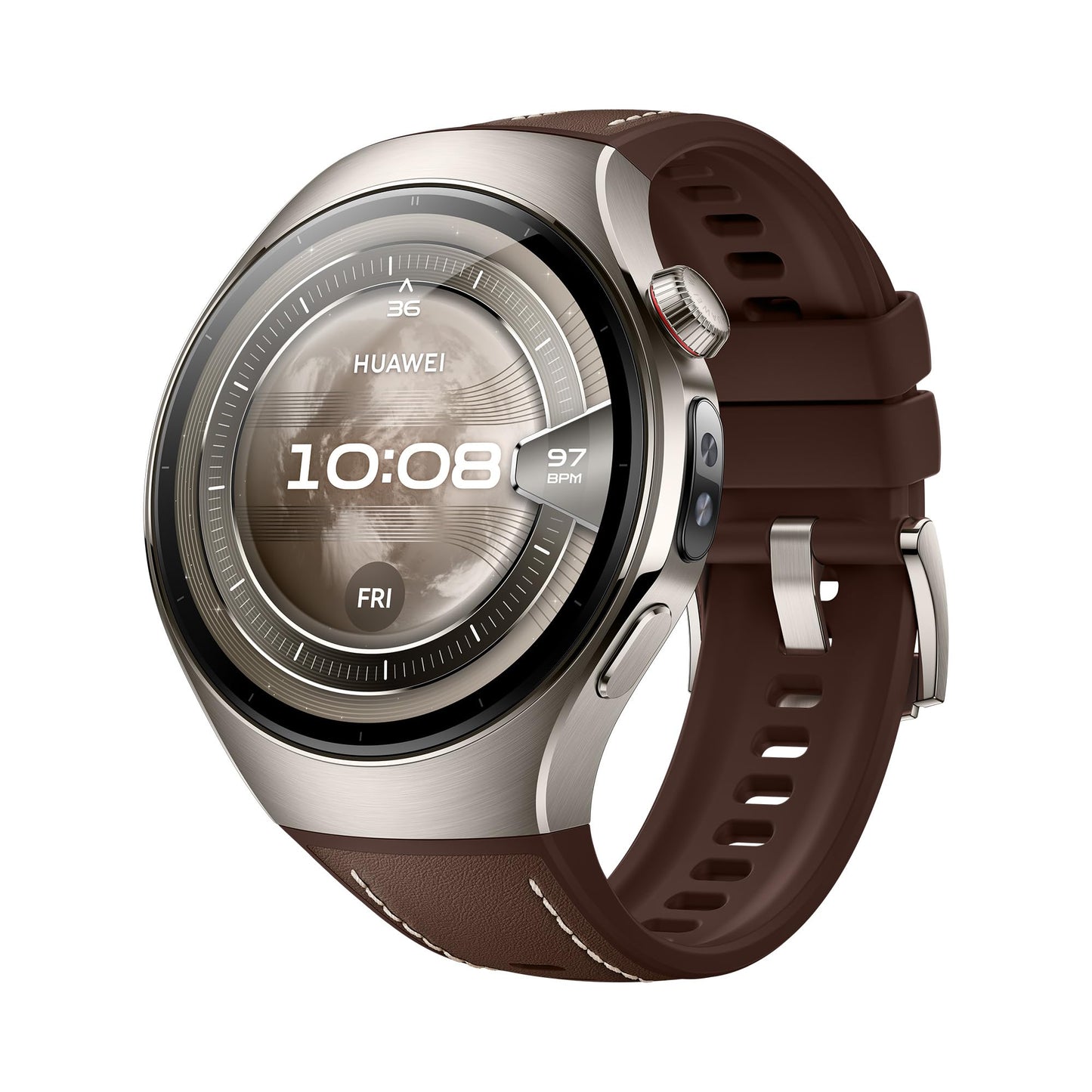 Huawei Watch 5 – Premium Smartwatch, Saphirglas, 5ATM Wasserdicht