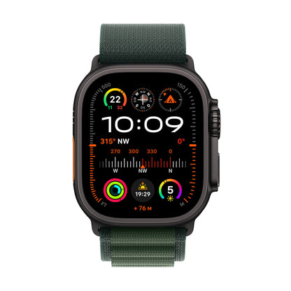 Apple Watch Ultra 2 – Smartwatch 49mm, Schwarz, Präzises GPS & Actiontaste