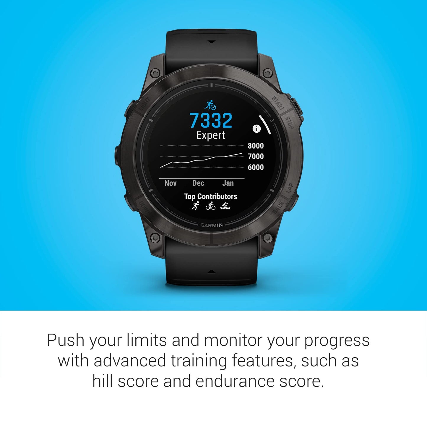 Garmin epix Pro Gen 2 Sapphire – 51mm Smartwatch Schwarz (Erneuert)