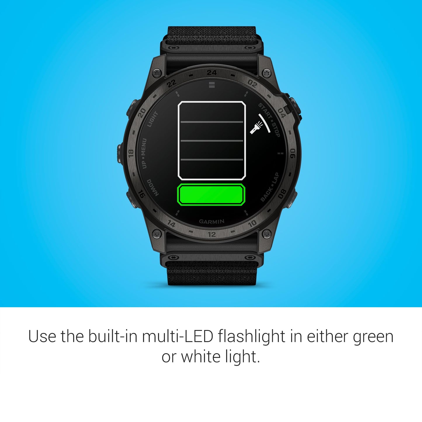 Garmin tactix 7 – AMOLED Display, TopoActive Karten, Taschenlampe