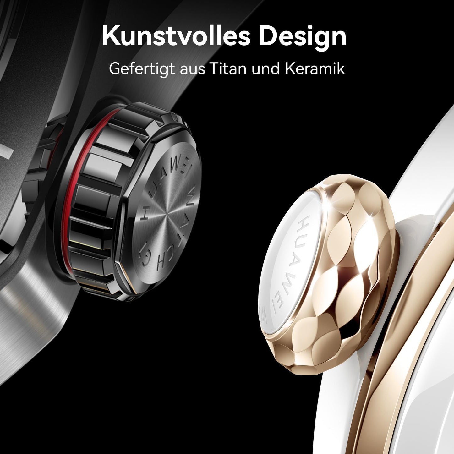 Huawei Watch GT 5 Pro 42mm – Smartwatch Weiß, Keramik, GPS