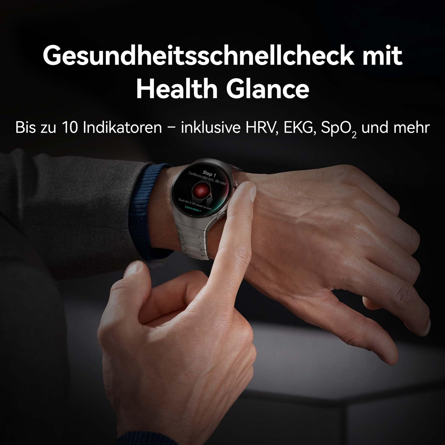 Huawei Watch 5 – Premium Smartwatch, Saphirglas, 5ATM Wasserdicht