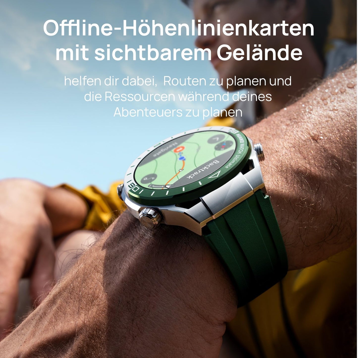 Huawei Watch Ultimate – Premium Smartwatch, Grün, 100m Wasserdicht