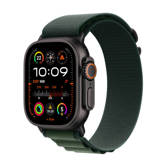 Apple Watch Ultra 2 – Smartwatch 49mm, Schwarz, Präzises GPS & Actiontaste