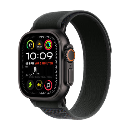Apple Watch Ultra 2 – Smartwatch 49mm Titan Schwarz, Lange Akkulaufzeit