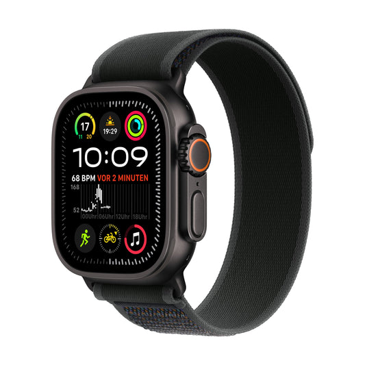 Apple Watch Ultra 2 – Smartwatch 49mm, Schwarz, Präzises GPS & Lange Akkulaufzeit