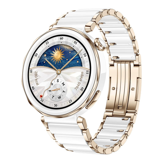 Huawei Watch GT 5 Pro 42mm – Smartwatch Weiß, Keramik, GPS