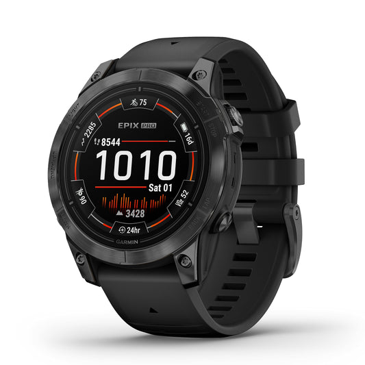 Garmin Epix Pro 47mm – GPS Multisport Smartwatch, AMOLED, Schwarz